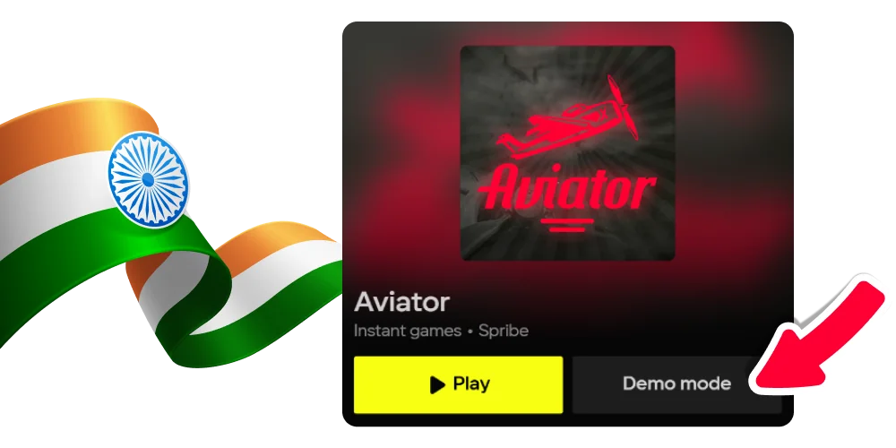 Demo mode for Aviator India players