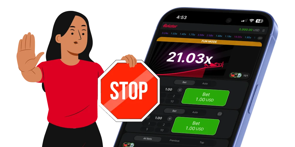 Responsible gaming policy for Aviator